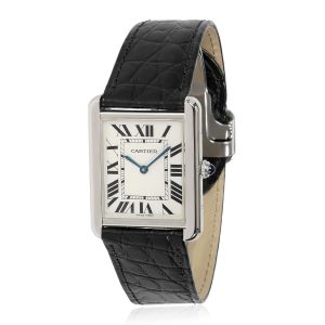 Cartier Tank Solo W5200003 Unisex Watch in Stainless Steel Louis Vuitton Long Wallet Monogram Empreinte Zippy Wallet M69034 Tourtrail