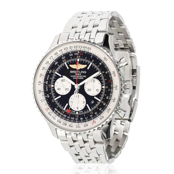 Breitling Navitimer GMT AB044121BD24 Mens Watch in Stainless Steel Breitling Navitimer GMT AB044121BD24 Mens Watch in Stainless Steel