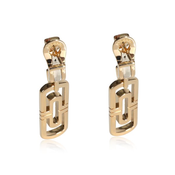 112326 bv BVLGARI Parentesi Drop Earrings in 18K Yellow Gold