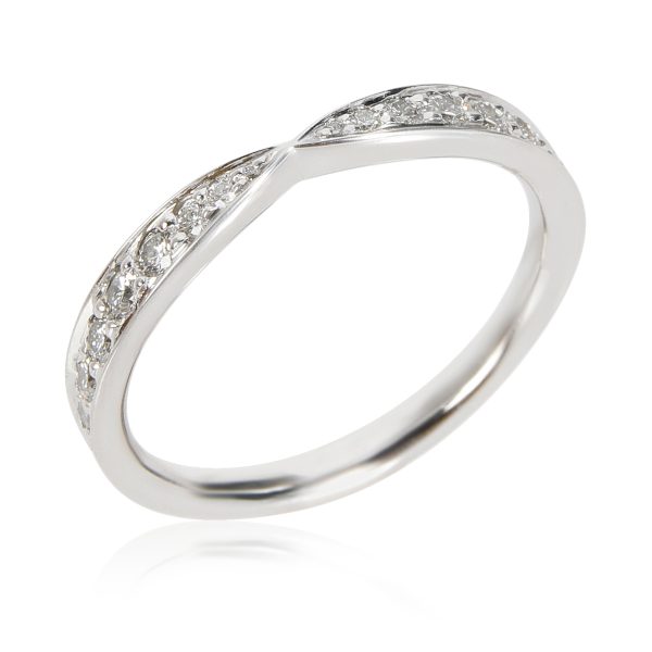 112370 pv Tiffany Co Harmony Diamond Wedding Band in Platinum 023 CTW