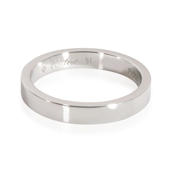 112391 bv Cartier C de Cartier Wedding Band in Platinum