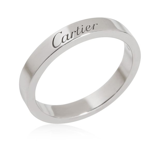 112391 pv Cartier C de Cartier Wedding Band in Platinum