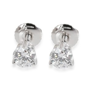 3 Prong Diamond Stud Earring in Platinum D VS1 082 CTW Cartier Love Bracelet Small Model 10 Diamonds Yellow Gold Diamond