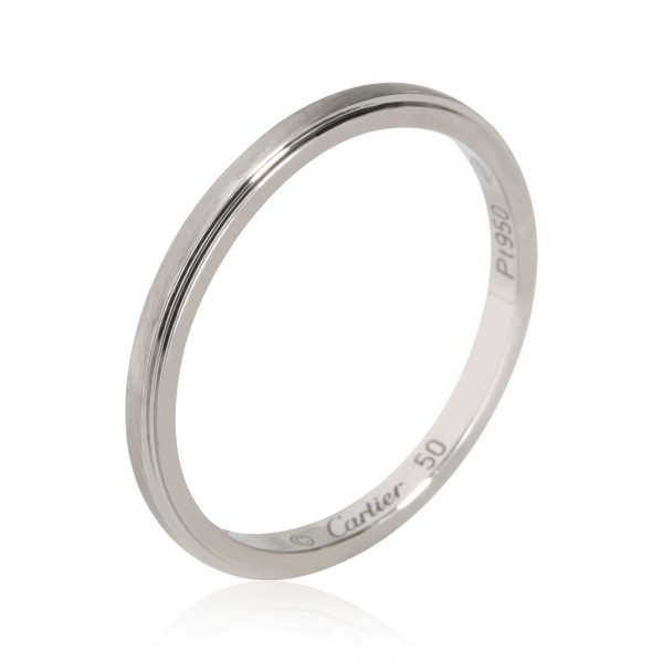 112533 av Cartier DAmour Wedding Band in Platinum