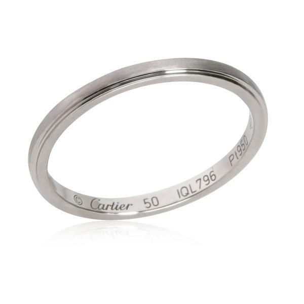 112533 pv Cartier DAmour Wedding Band in Platinum