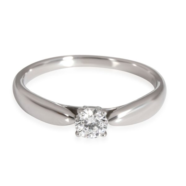 Tiffany Co Harmony Diamond Solitaire Ring in Platinum E VVS1 02 CTW Tiffany Co Harmony Diamond Solitaire Ring in Platinum E VVS1 02 CTW