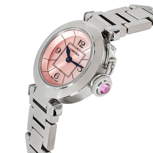 112561 lv Cartier Miss Pasha W3140008 Womens Watch in Stainless Steel