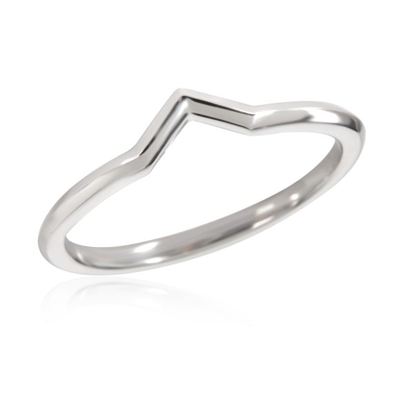 112586 pv Tiffany Co V Wedding Band in Platinum