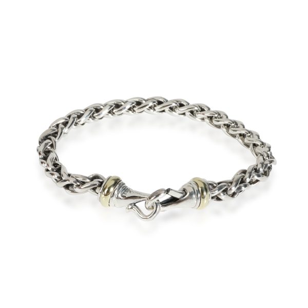 112593 bv David Yurman Wheat Bracelet in 14K Yellow GoldSterling Silver