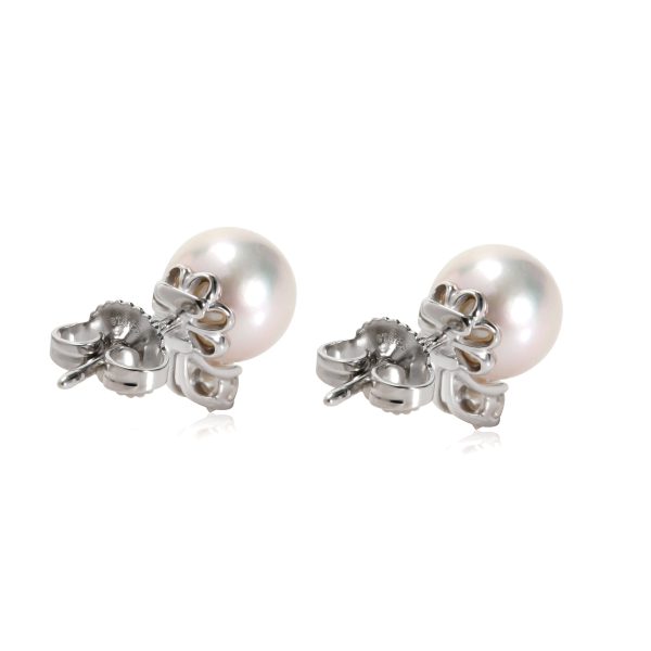 112600 bv 3a321285 0e22 47a2 ac82 a44bd2791c0c Tiffany Co Pearl Diamond Earrings in 18K White Gold 010 CTW