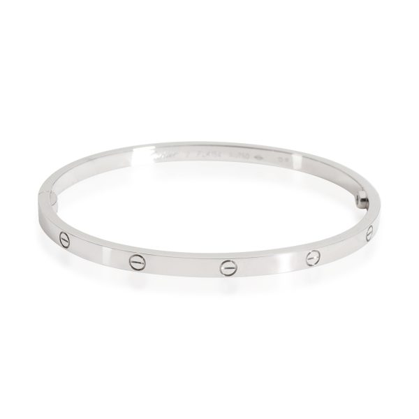 Cartier Love Bracelet in 18k White Gold Small Model Cartier Love Bracelet in 18k White Gold Small Model