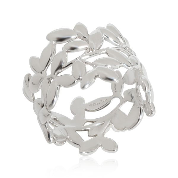 112680 pv Tiffany Co Olive Leaf Band in Sterling Silver