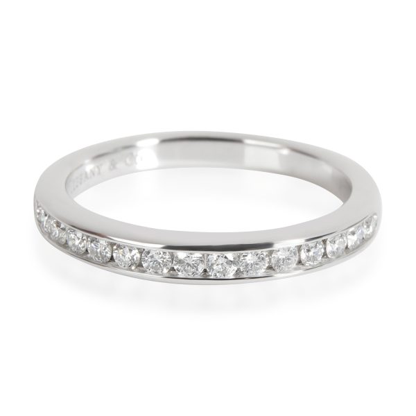 Tiffany Co Tiffany Co Diamond Channel Set 25 mm Wedding Band in Platinum 024 Ctw