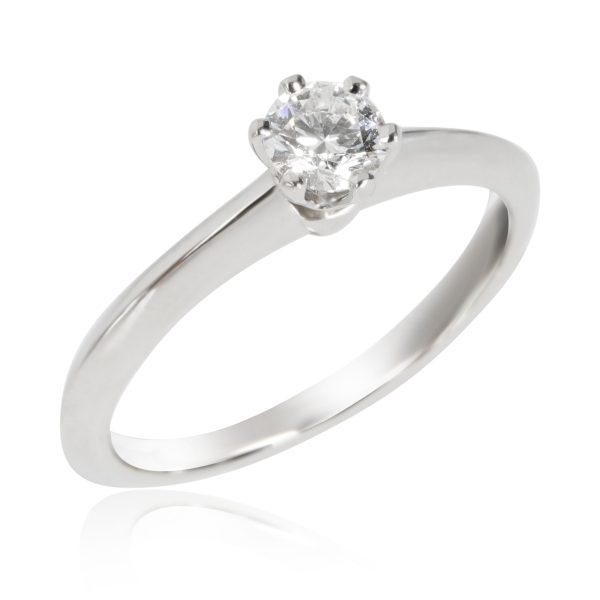 Tiffany Co Tiffany Co Diamond Solitaire Ring in Platinum G VS1 023 CTW