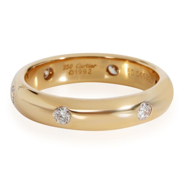 Rings Cartier Stella Diamond Band in 18k Yellow Gold 024 CTW