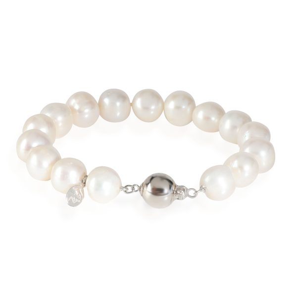 112740 bv 2675125e 3155 4f7b bb39 a7aa52e9771c Effy Cultured Freshwater 11 mm Pearl Bracelet Bracelet in Sterling Silver