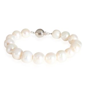 Effy Cultured Freshwater 11 mm Pearl Bracelet Bracelet in Sterling Silver Bottega Veneta Intrecciato Briefcase Black