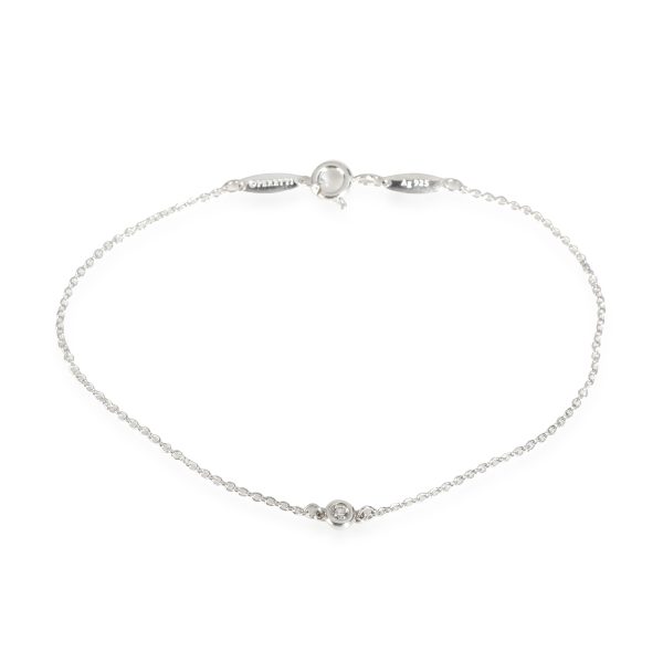 Tiffany Elsa Peretti Diamond by the Yard Bracelet in Sterling Silver 005 CTW Tiffany Elsa Peretti Diamond by the Yard Bracelet in Sterling Silver 005 CTW