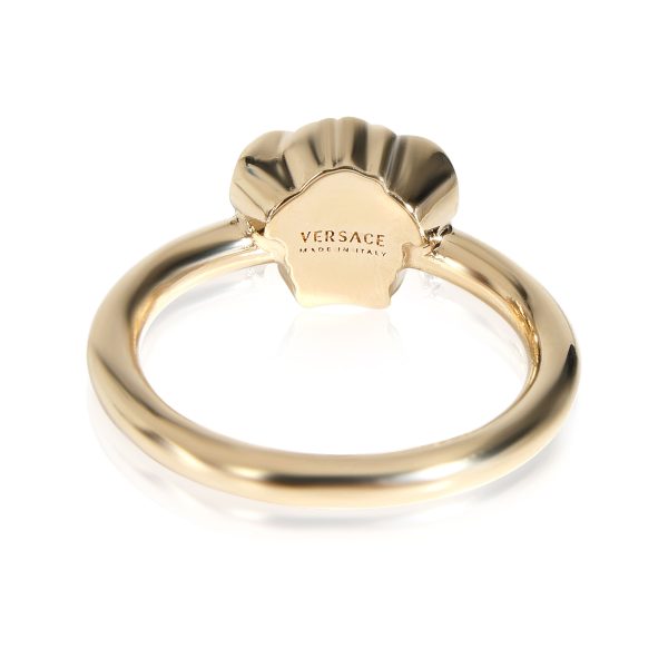 112743 bv Versace Medusa Yellow Gold Plated Ring