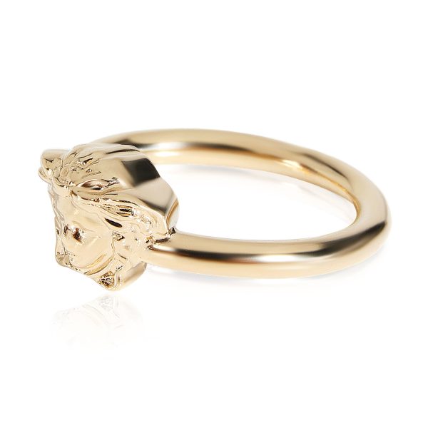 112743 sv Versace Medusa Yellow Gold Plated Ring