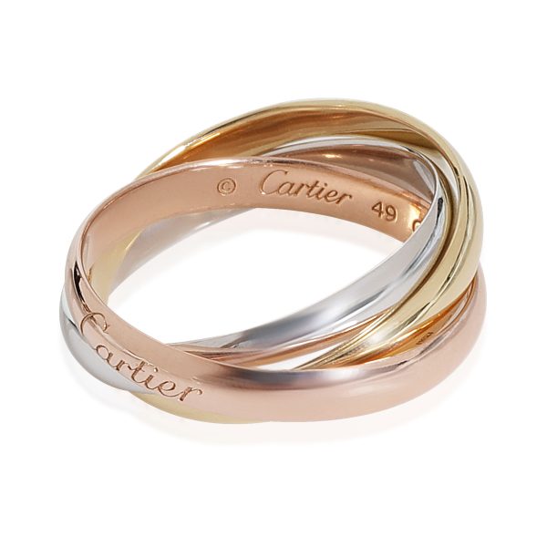 Rings Cartier Trinity 27 mm Wide Band in 18K 3 Tone Gold