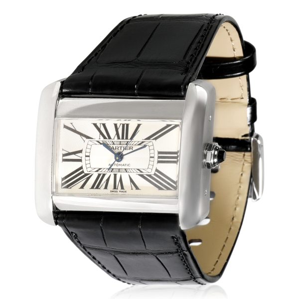 Cartier Tank Divan W6300755 Unisex Watch in Stainless Steel Cartier Tank Divan W6300755 Unisex Watch in Stainless Steel