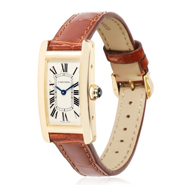 Cartier Tank Americaine W2601556 Womens Watch in 18kt Yellow Gold Cartier Tank Americaine W2601556 Womens Watch in 18kt Yellow Gold