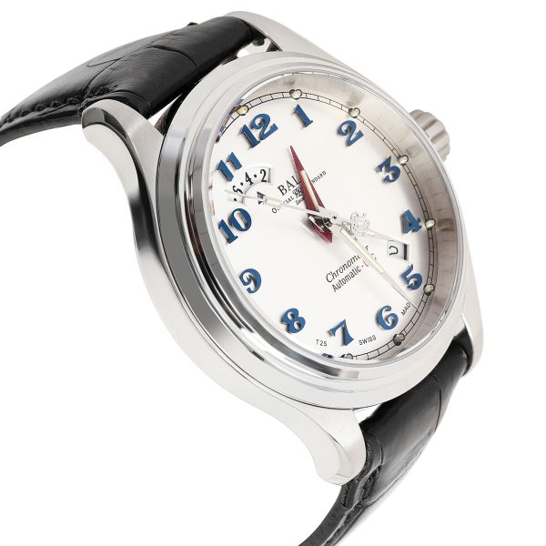 112918 rv Ball Trainmaster GMT GM1020D Mens Watch in Stainless Steel