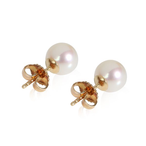 113002 bv a86fcc5c b0ba 4257 954c 0465d05ea7b3 Tiffany Co Pearl Stud Earring in 18k Yellow Gold