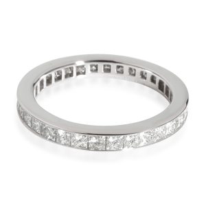 Tiffany Co Princess Cut Diamond Eternity Band in Platinum 088 CTW Cart