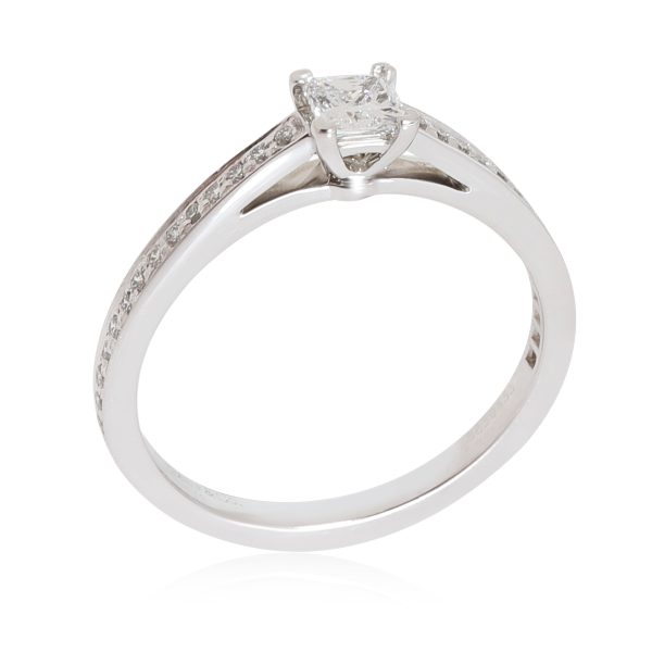 113070 av Tiffany Co Grace Diamond Engagement Ring in Platinum D VS1 035 CT