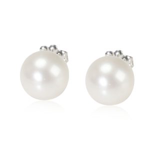 Tiffany Co Ziegfeld collection Pearl Earrings in Sterling Silver Chaumet Josephine Rondes de Nuit Diamond Pendant in 18K White Gold 075 CTW