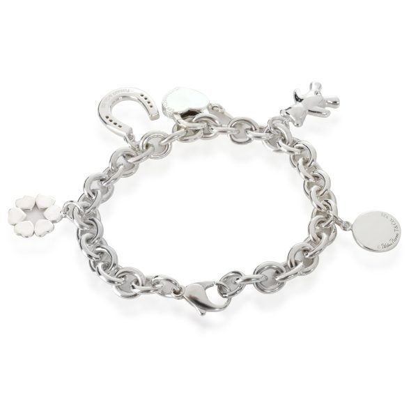 113144 bv Tiffany Co Charm Bracelet in Sterling Silver