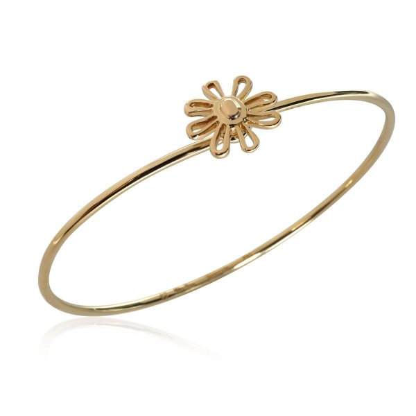 113208 pv Tiffany Co Paloma Picasso Daisy Bangle in 18k Yellow Gold