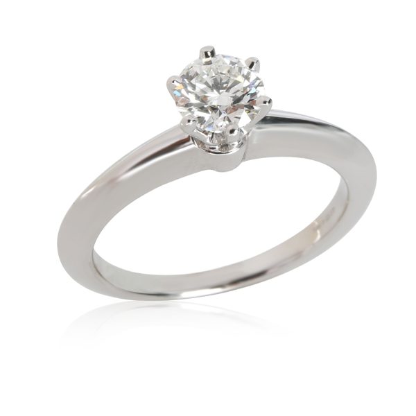 Tiffany Co Diamond Engagement Ring in Platinum G SI1 052 CTW Tiffany Co Diamond Engagement Ring in Platinum G SI1 052 CTW