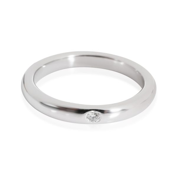 Tiffany Co Tiffany Co Elsa Peretti Diamond Wedding Band in Platinum 002 CTW