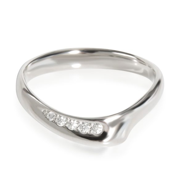 Tiffany Co Tiffany Co Elsa Peretti Diamond Band in Platinum 004 CTW