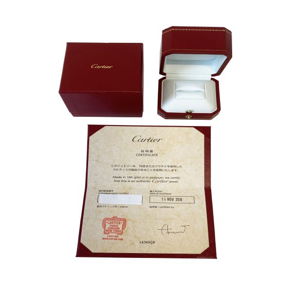 113308 box Cartier Maillon Panthere Band in 18k White Gold