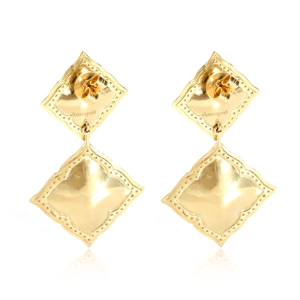 113318 bv 3adda3aa ada2 48d2 8379 55427daa6c56 Amrapali Diamond Double Panashri Earrings in 18K Yellow Gold 120 ctw