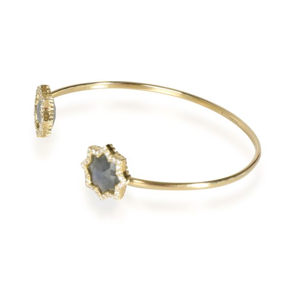 113337 sv a6068254 bc13 4d2b 97be 60e384a42080 Neel Star Labradorite Diamond Cuff Bracelet in 18K Yellow Gold 045 ctw