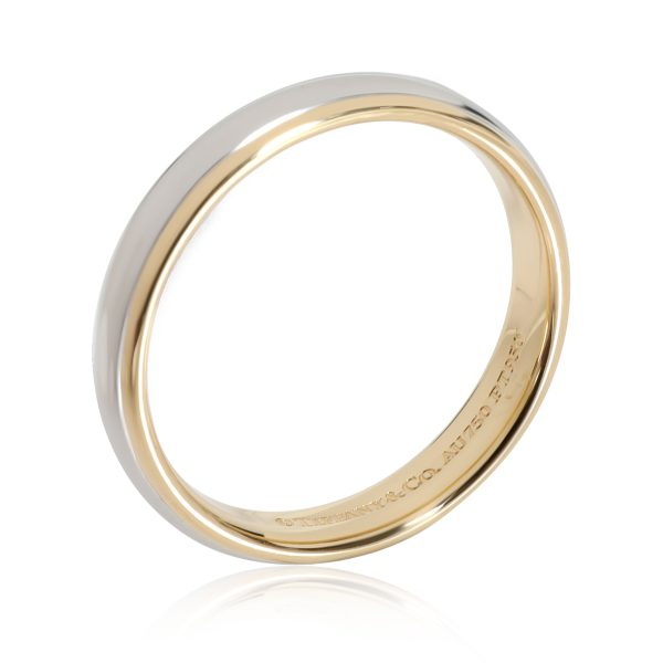 113362 pv Tiffany Co Wedding Band in 18K Yellow GoldPlatinum