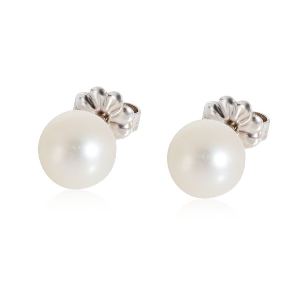 Tiffany Co Ziegfeld Pearl Earrings in Sterling Silver Tiffany Co Ziegfeld Pearl Earrings in Sterling Silver