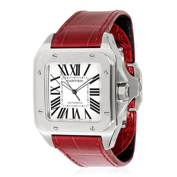 Cartier Santos 100 W20073X8 Mens Watch in Stainless Steel Cartier Santos 100 W20073X8 Mens Watch in Stainless Steel