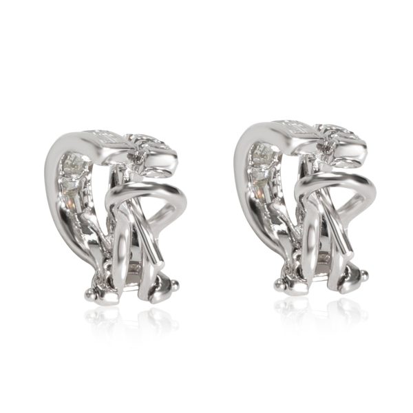 113488 bv Chantecler Diamond Earrings in 18kt White Gold 100 CTW