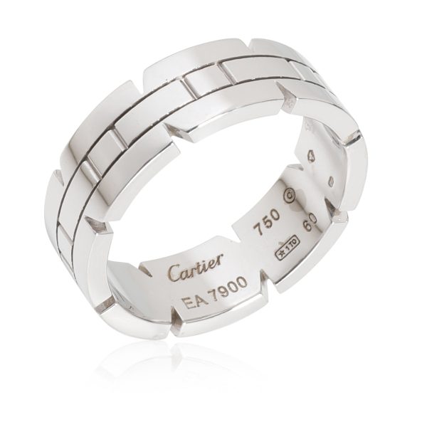 Cartier Cartier Tank Mens Ring in 18kt White Gold