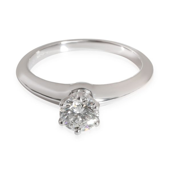 Rings Tiffany Co Diamond Solitaire Engagement Ring in Platinum H VS1 061 CTW