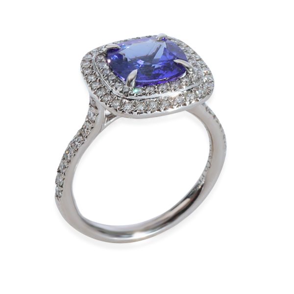 113523 av 869a6e16 7519 42e6 b7e6 f98fd6380e0e Tiffany Co Soleste Tanzanite Diamond Ring in Platinum 049 CTW