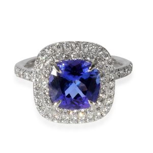 Tiffany Co Soleste Tanzanite Diamond Ring in Platinum 049 CTW LOEWE Military Bumbag Body Bag MILITARY BUMBAG