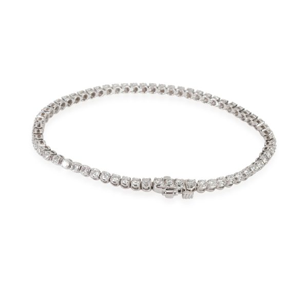 113539 clasp Blue Nile Diamond Bracelet in 14K White Gold 195 CTW