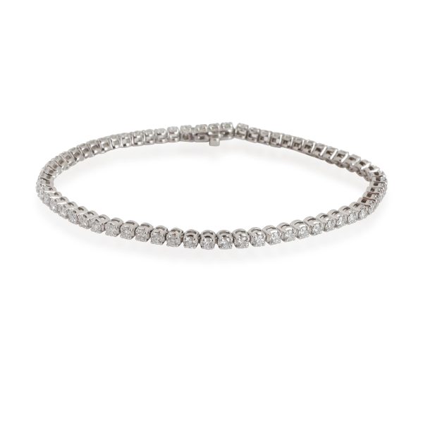 Blue Nile Diamond Bracelet in 14K White Gold 195 CTW Blue Nile Diamond Bracelet in 14K White Gold 195 CTW